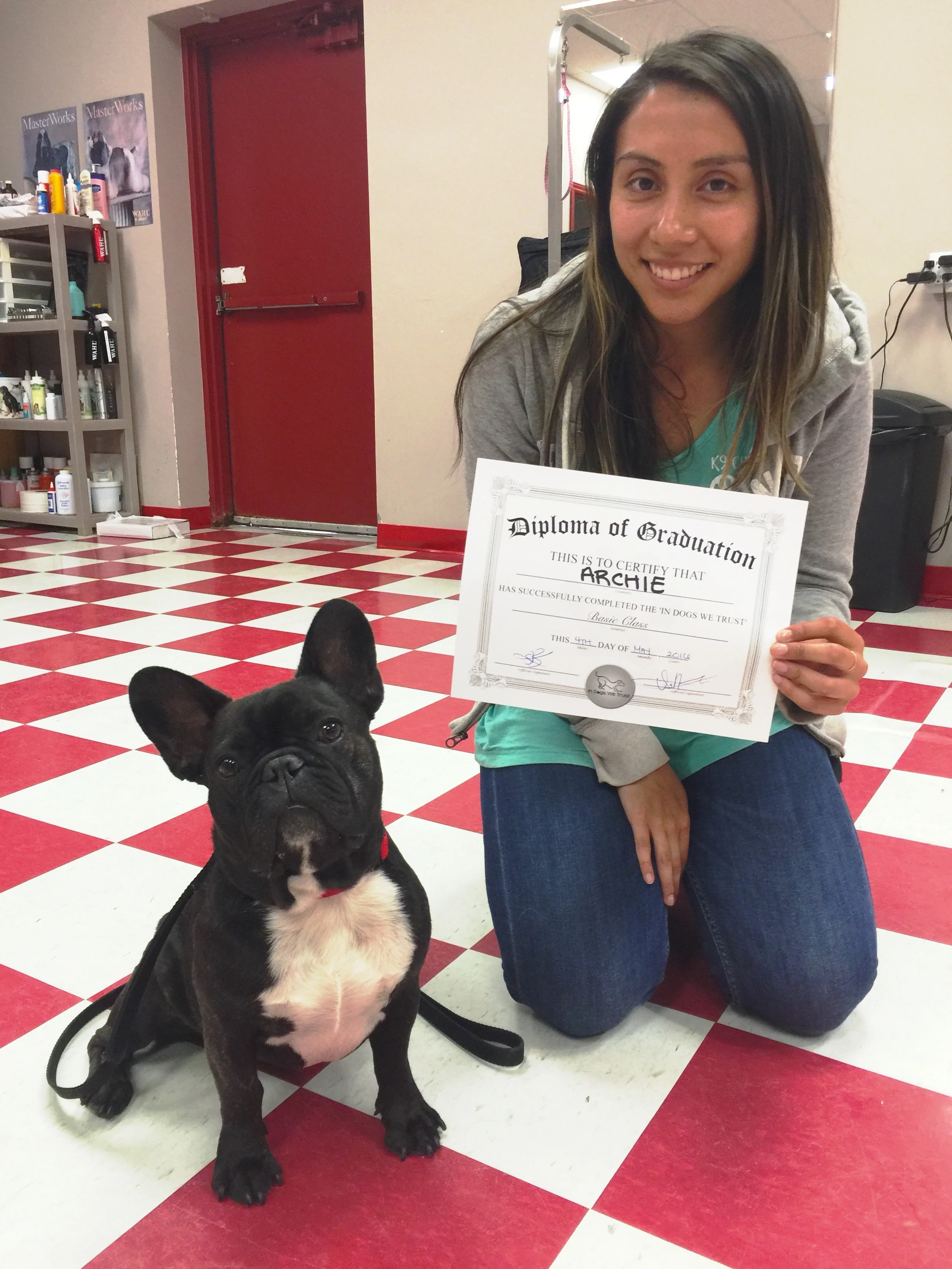 SOPHIE BARQUERO (Animal Behaviorist/Trainer) May 4, 2016