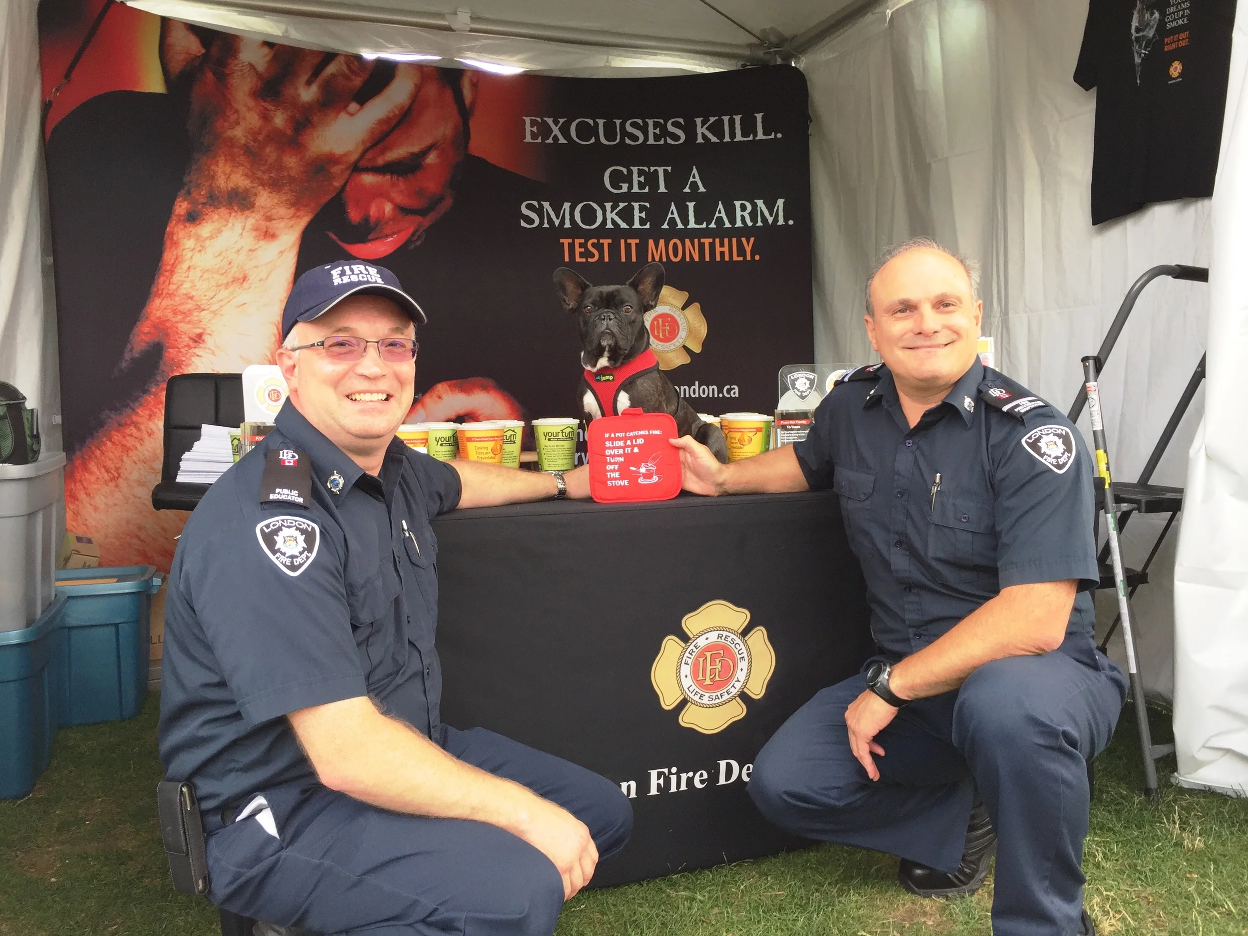 ME HANGING OUT WITH MY FIRE SAFETY FRIENDLYPALS!! (3 photos) 