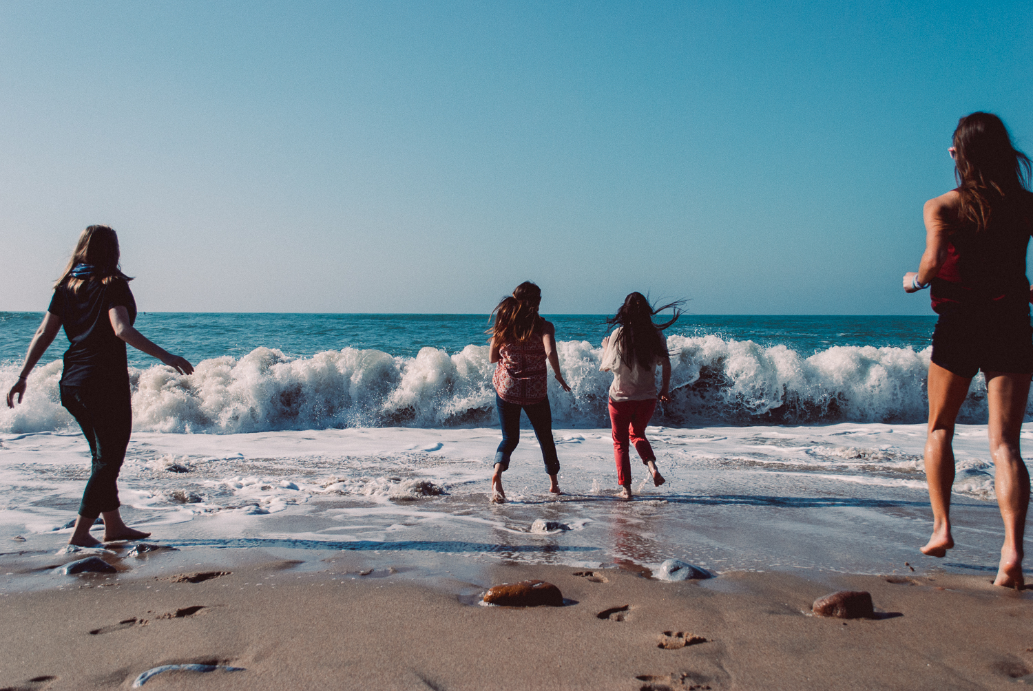 Chasing waves in Portugal because it's fun and free. Fun + Free are 2 (of 3) best f words in English. 