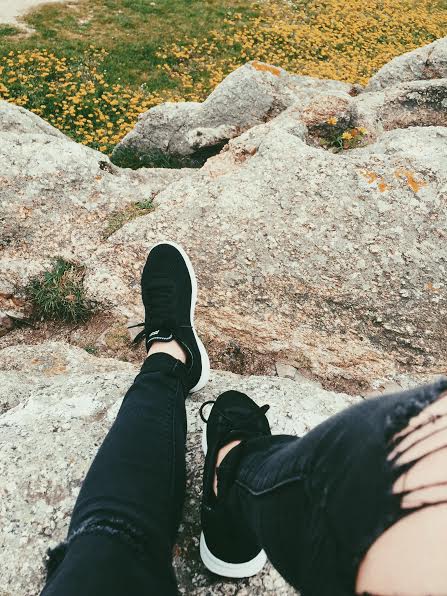 5.7 / 2:20 post meridiem // Sitting on rocks at Hercules Tower looking out over the sea. Alvaro, the oldest child, was next to me. I told him I could stay here all day. He said, "what about food?" in which I replied, "I'd pack some!" He then said what about sleeping and I said I would go home at that point because it's too windy and cold to sleep here:)