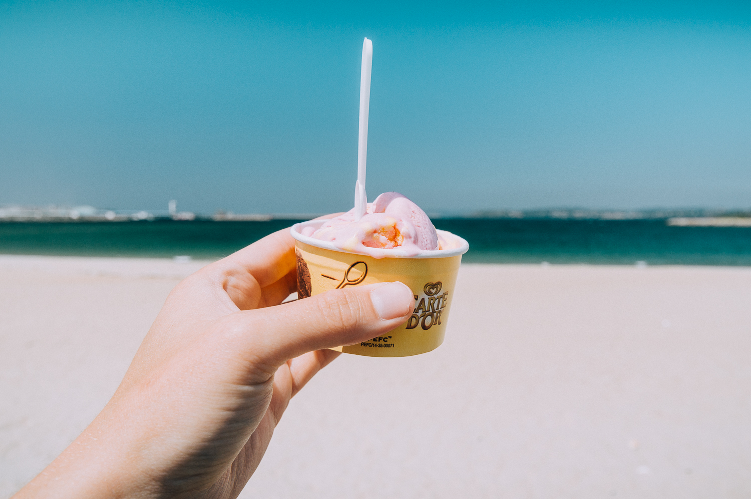 Goals: Gelato on the beach. Check and check! 