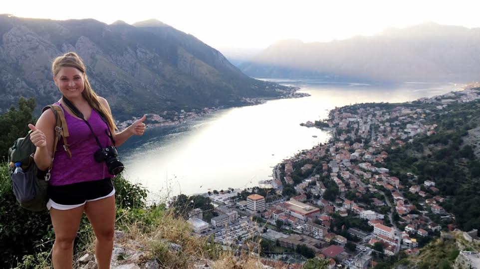 7.20 / 7:44 post meridiem // The view of Kotor from the fortress walls. Ermagherd. More pics to come! 