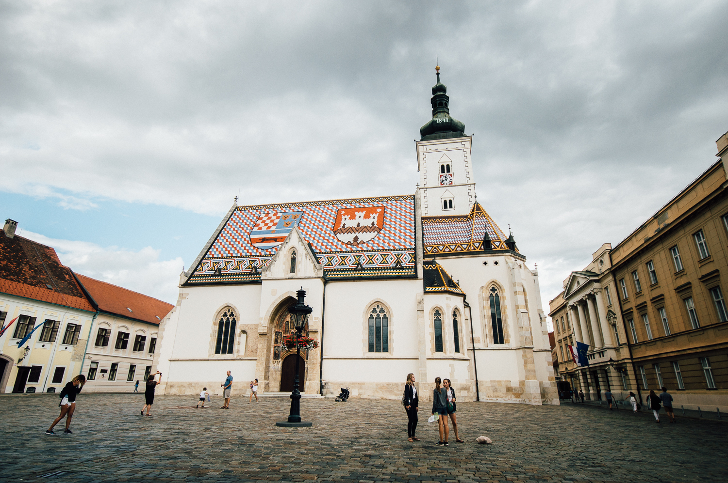 St. Mark's Church within St. Mark's Square (surrounded by government buildings).