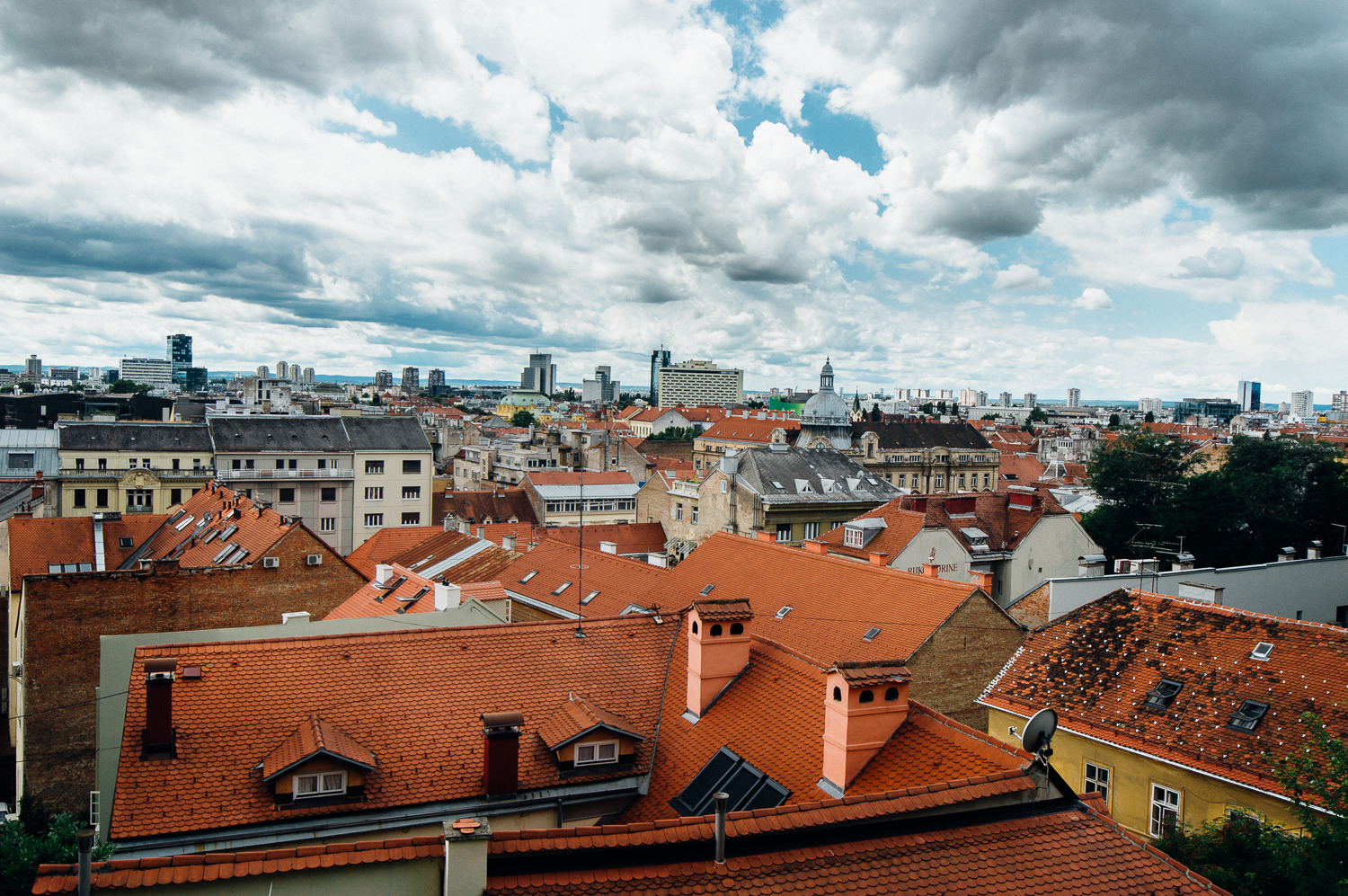 A view of the city.