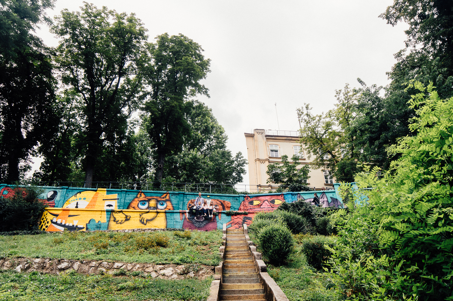 This is The Art Park that was directly adjacent to my hostel.