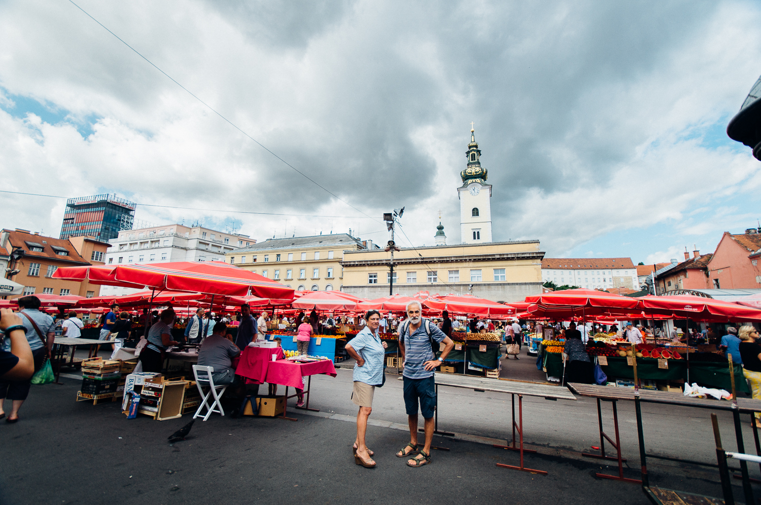 Morning at the market.