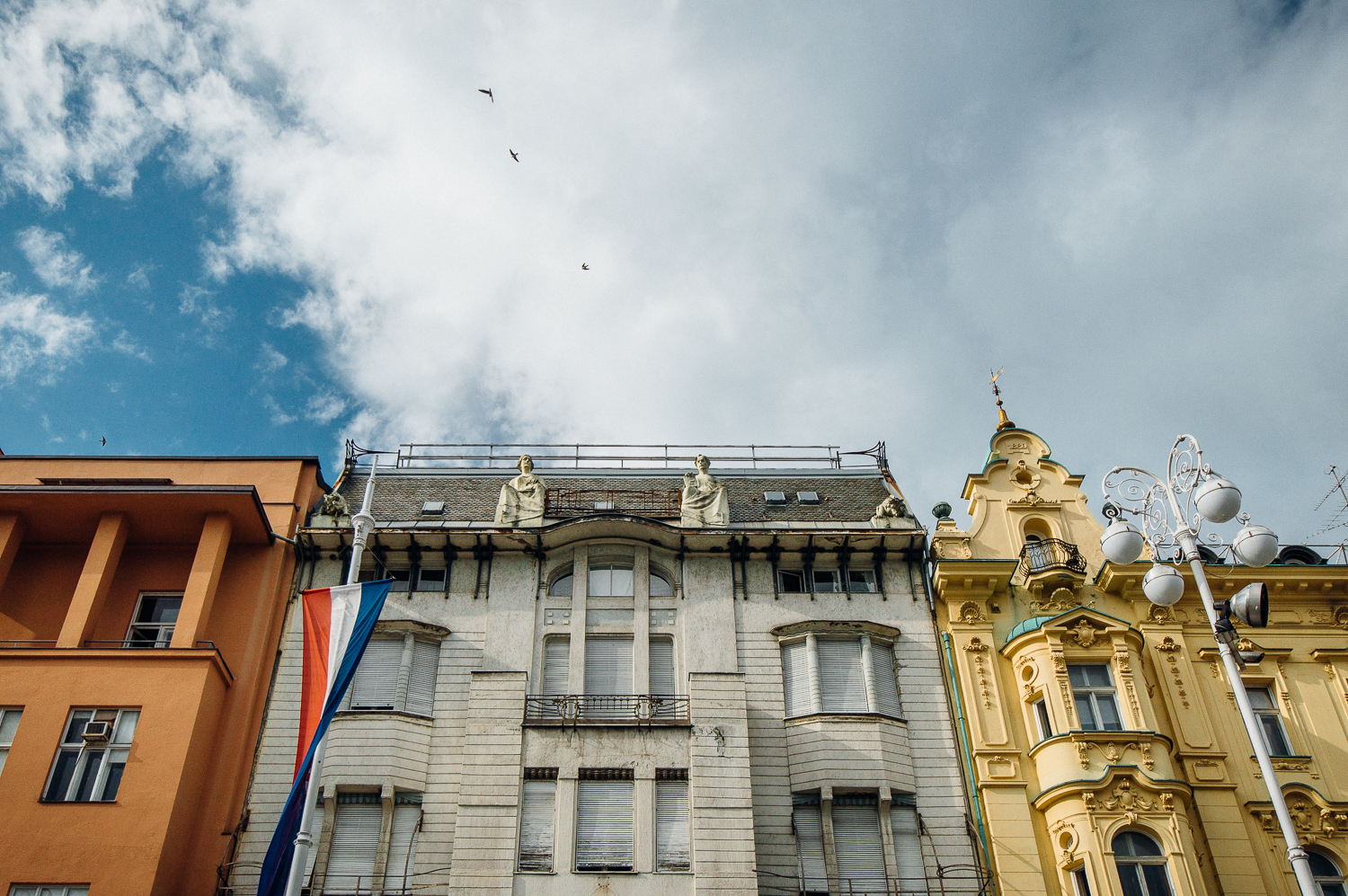 Ban Jelacic Square is the most popular square in Zagreb. The beautiful architecture and sitting areas create a pleasant atmosphere. Its location in-between the main market, restaurants and coffee shops, and tram makes for the perfect spot for locals to meet up here before going somewhere together. 