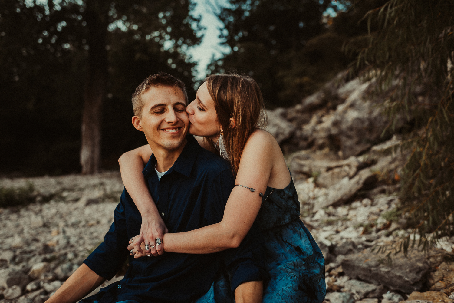 Couples Sunrise Lake Session Dallas Fort Worth
