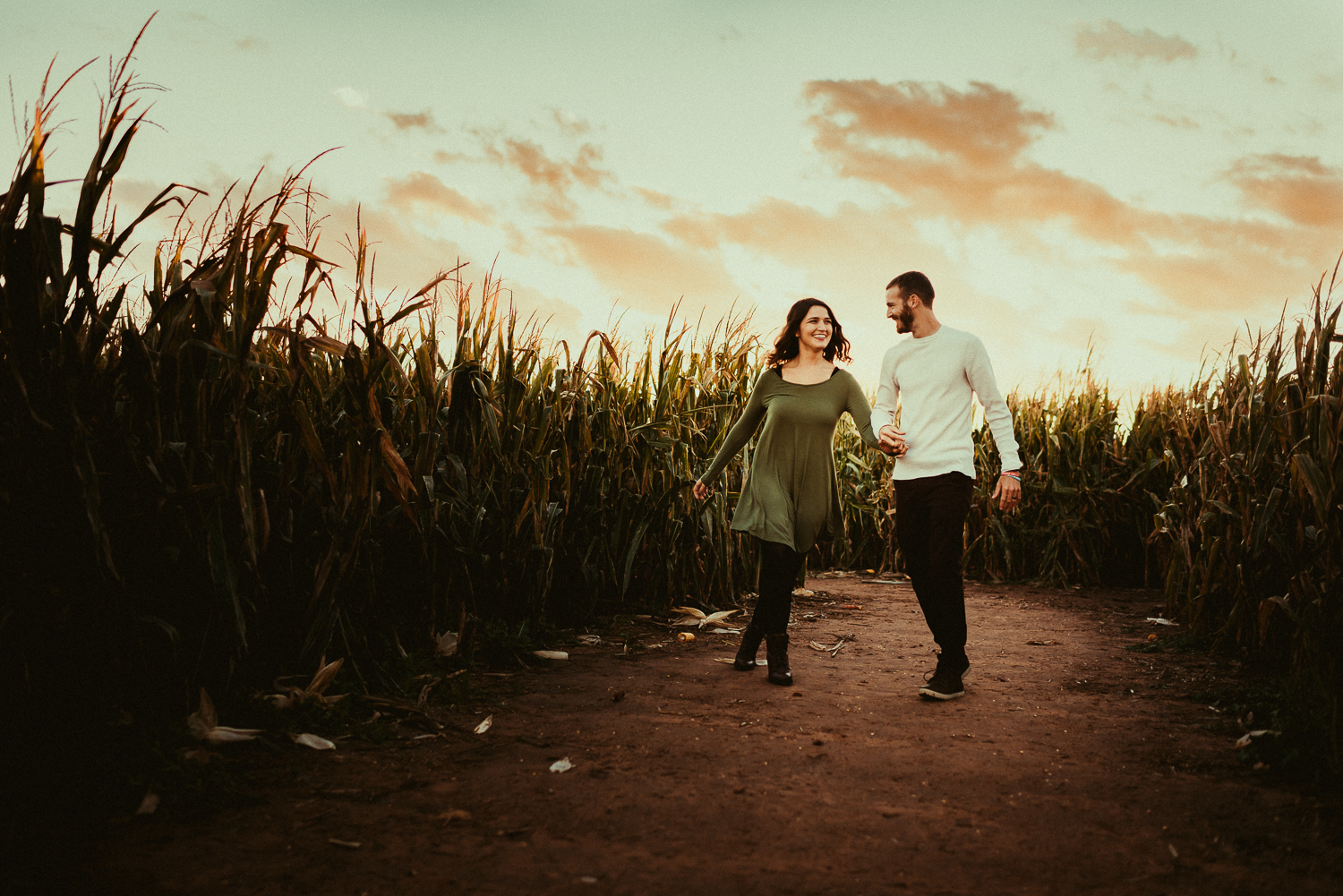 couples fall shoot