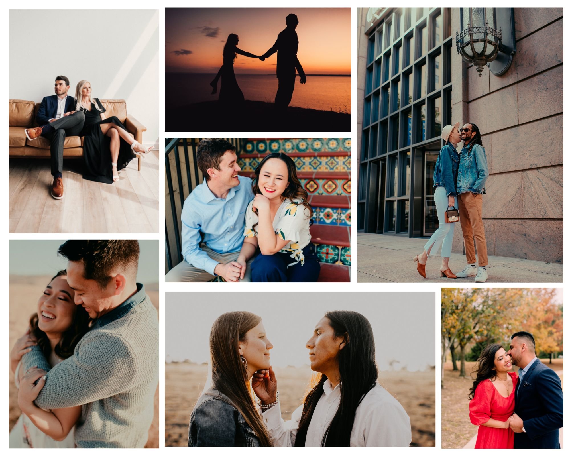 Dallas Fort Worth Family and Couples Portrait Photographer Madeline Faye. Gallery Images of Loving Couples Headshots and Portraits in studio or on location with Madeline Faye Photography.