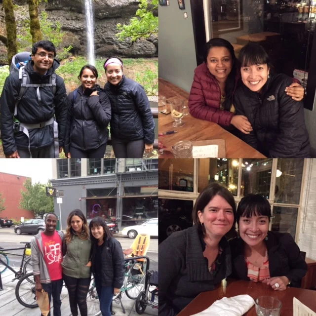 I was VERY lucky to have a handful of some of my closest friends in town over the Labor Day weekend here in Portland. It's true that one's community truly makes one's world go round!