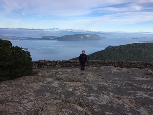 On top of Mount Constitution on Orcas Island—in the San Juan Islands, WA. Thank you to the couple friends in Seattle who recommended I visit to re-energize before forging ahead to Montana. Another domino effect realized!