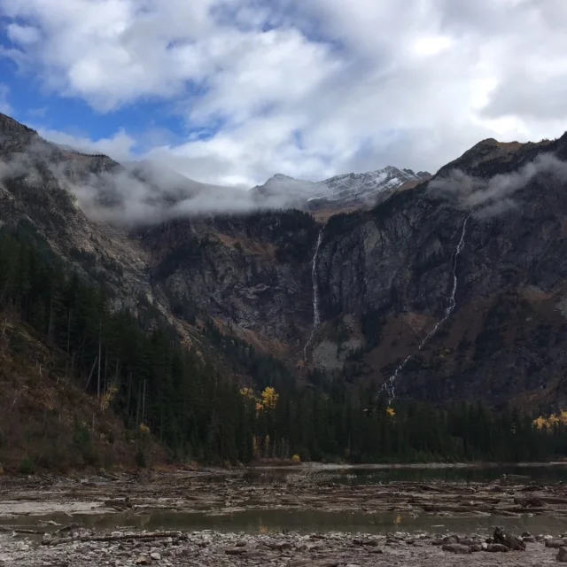 Avalanche Lake, Glacier National Park, Montana—it borders the Blackfeet Indian Reservation to the west
