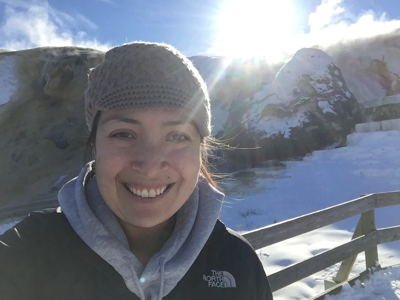 Hello from Yellowstone National Park in Wyoming