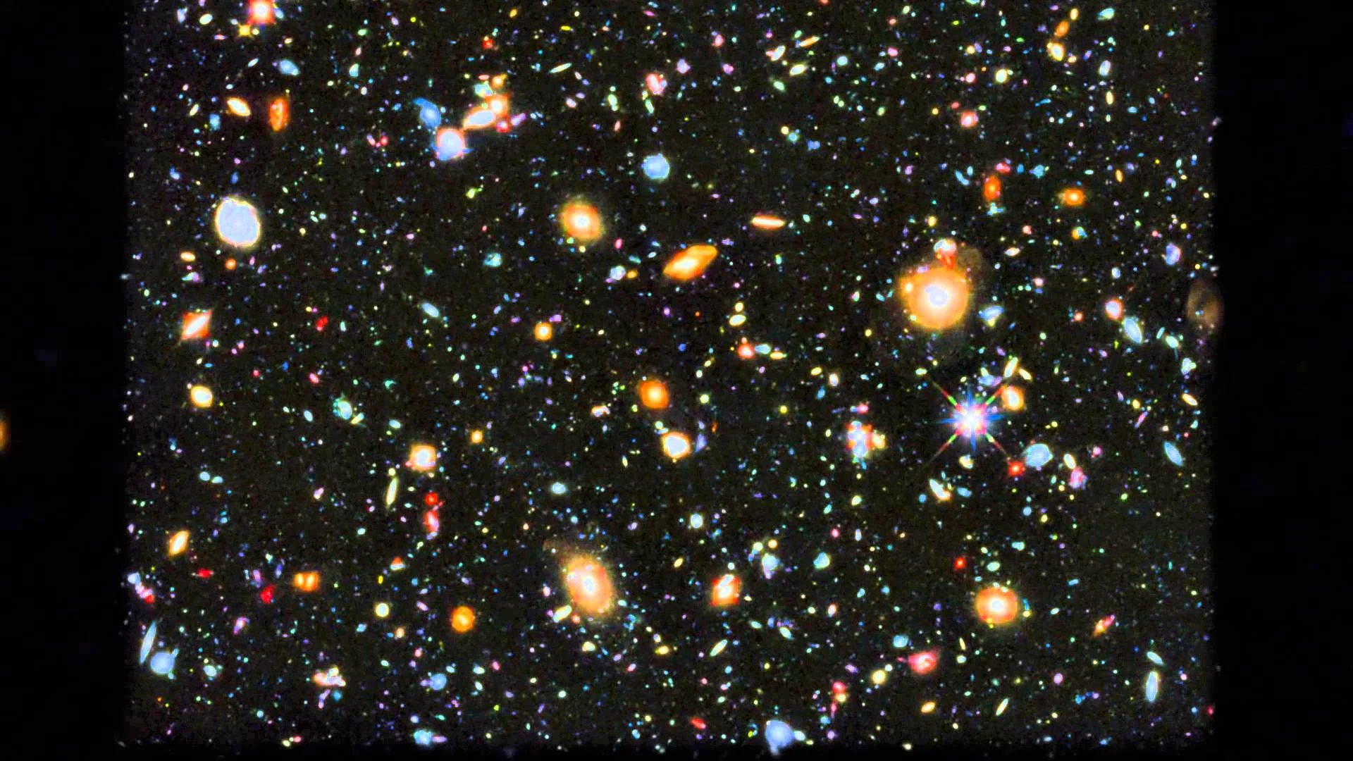 Space! See, that star over there is Kristen, the other one is Khalid, the other one is you, and...