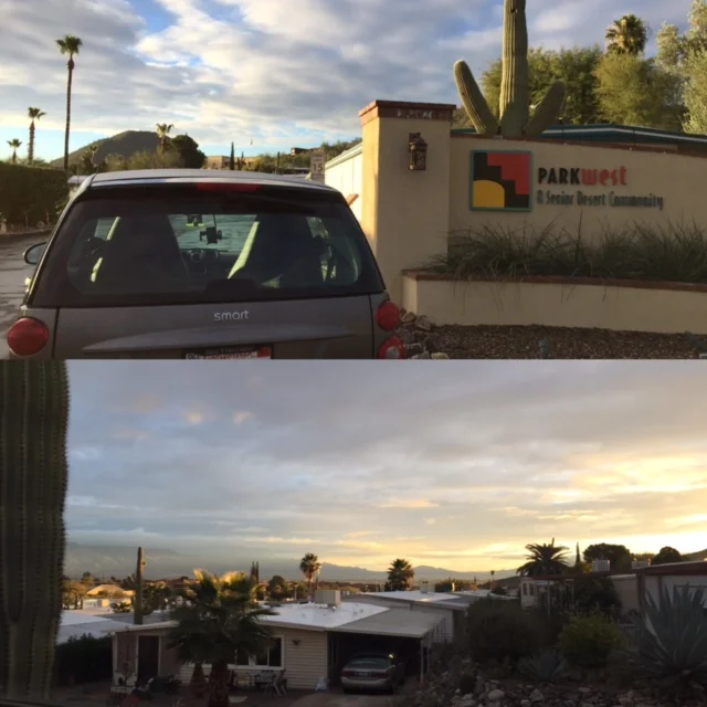 Greetings from Tucson, Arizona—my home base for the next little while.