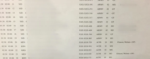 The public docket the day I represented the below client