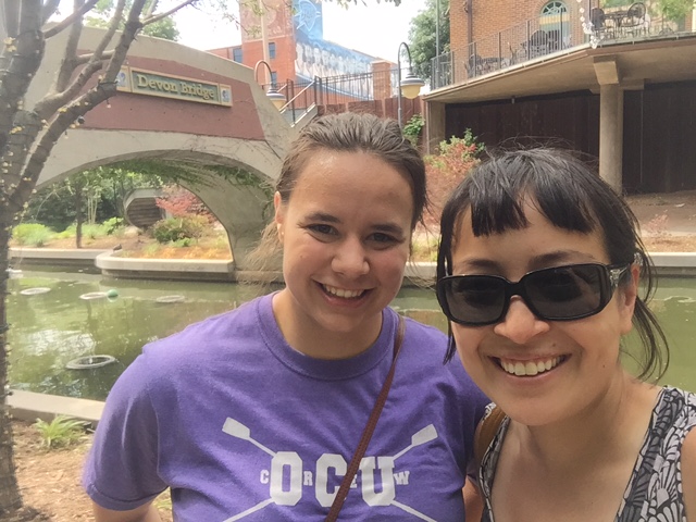 With my new friend/Couchsurfing host in Oklahoma City