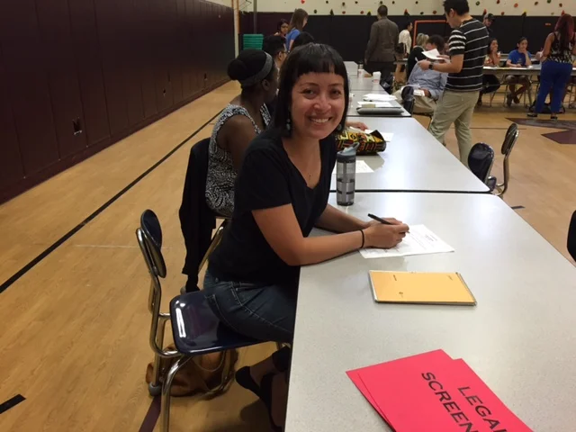 This past Saturday working at a DACA clinic at Madero Middle School in Chicago. Although the Supreme Court blocked DAPA last week -- it was great working with some of Chicago's immigrant youth who were out exercising their rights.