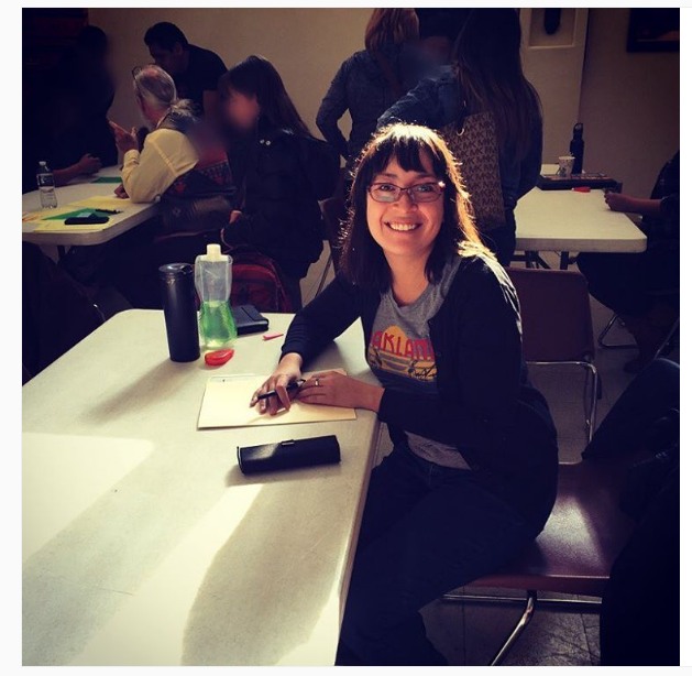 Stop #8: Santa Fe Dreamers Project/Santa Fe, NM -- Here I am at the Friday weekly DACA clinic -- I love legal clinics!