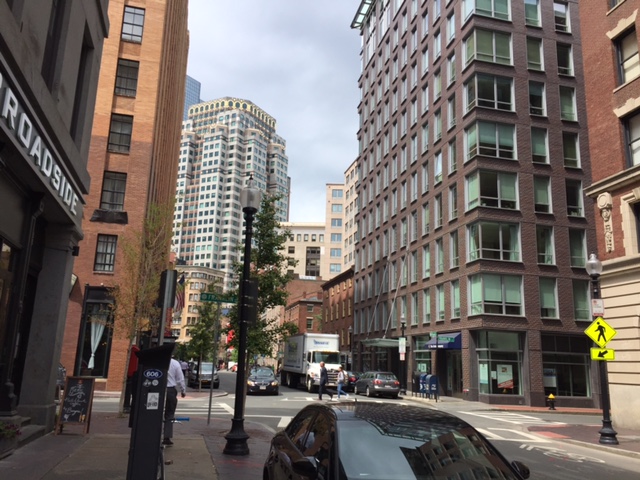 Running a number of personal/professional errands in downtown Boston