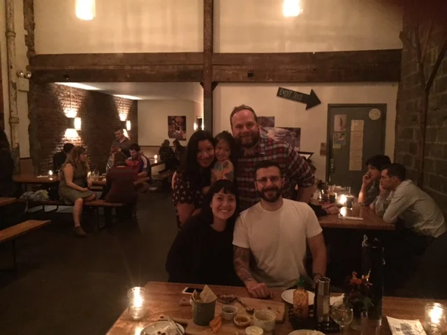 One of the things I enjoy about being a pro bono lawyer on the road the most is getting the chance to reunite with friends all over the country. Here are some friends I interned at Amnesty International with in DC 13 years ago -- this pic is when we were catching up last week in Brooklyn.