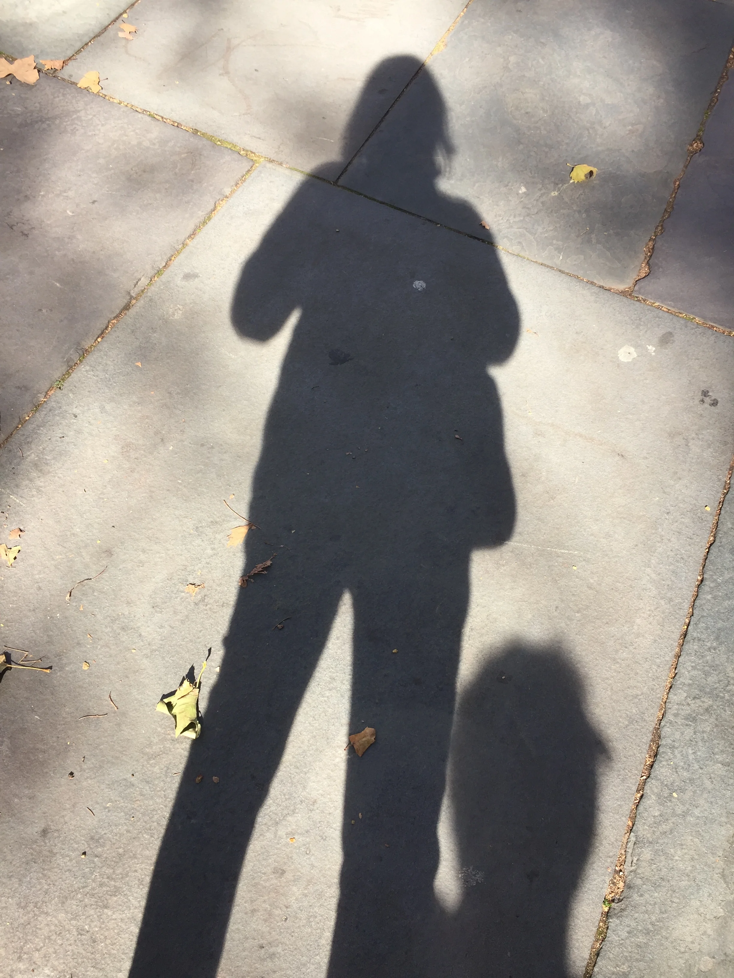 Catching my shadow while wandering around Philadelphia this past weekend