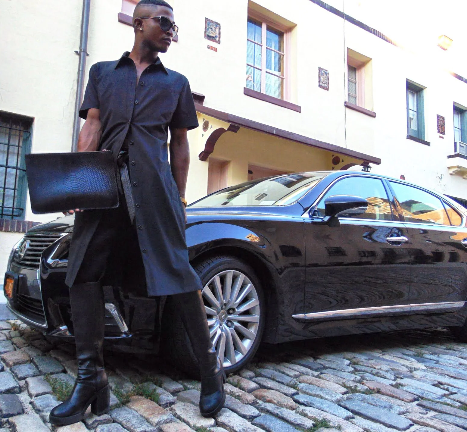 You can rock all black any time, any season.