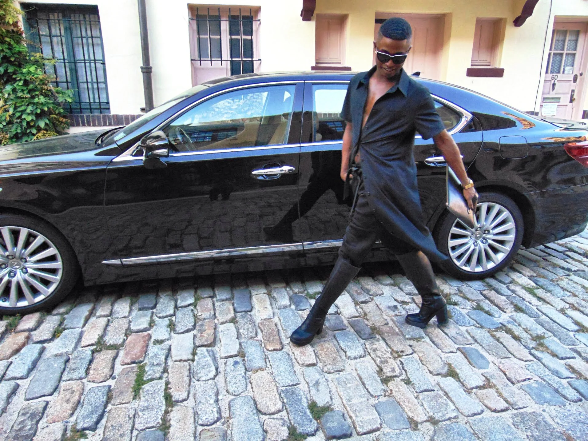 You can rock all black any time, any season.