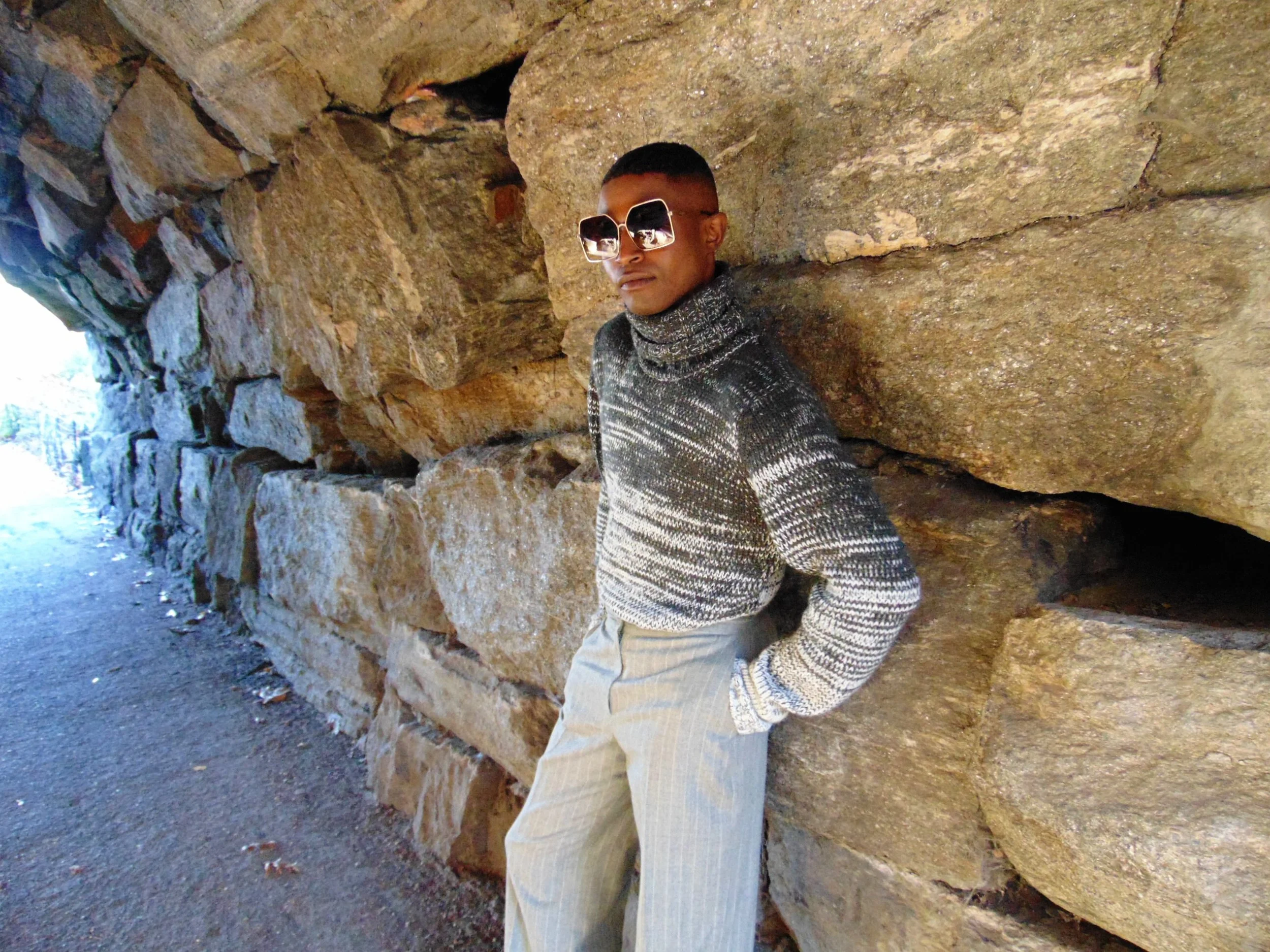 There's something about a knit sweater that will always make you feel cozy.