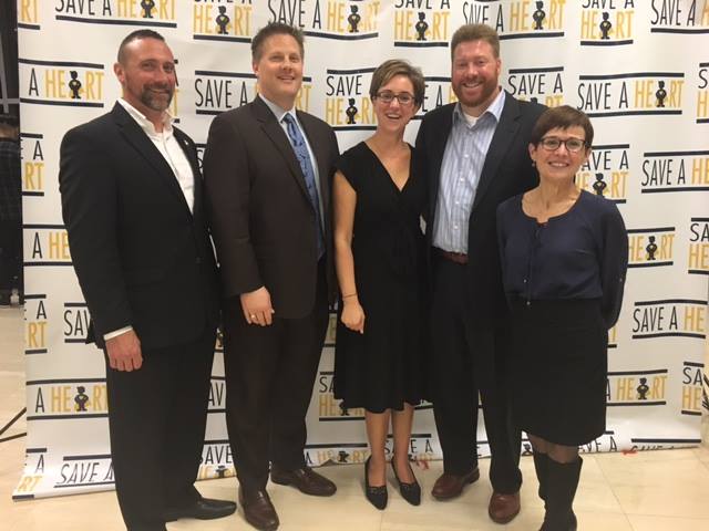 The Capitol Services, Inc. team at the Save A Heart dinner. 