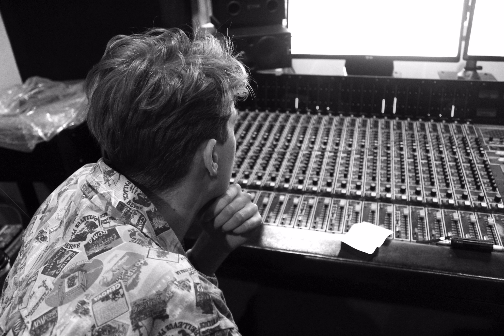 mixing "Postcard" in Kansas City. Spring 2015.