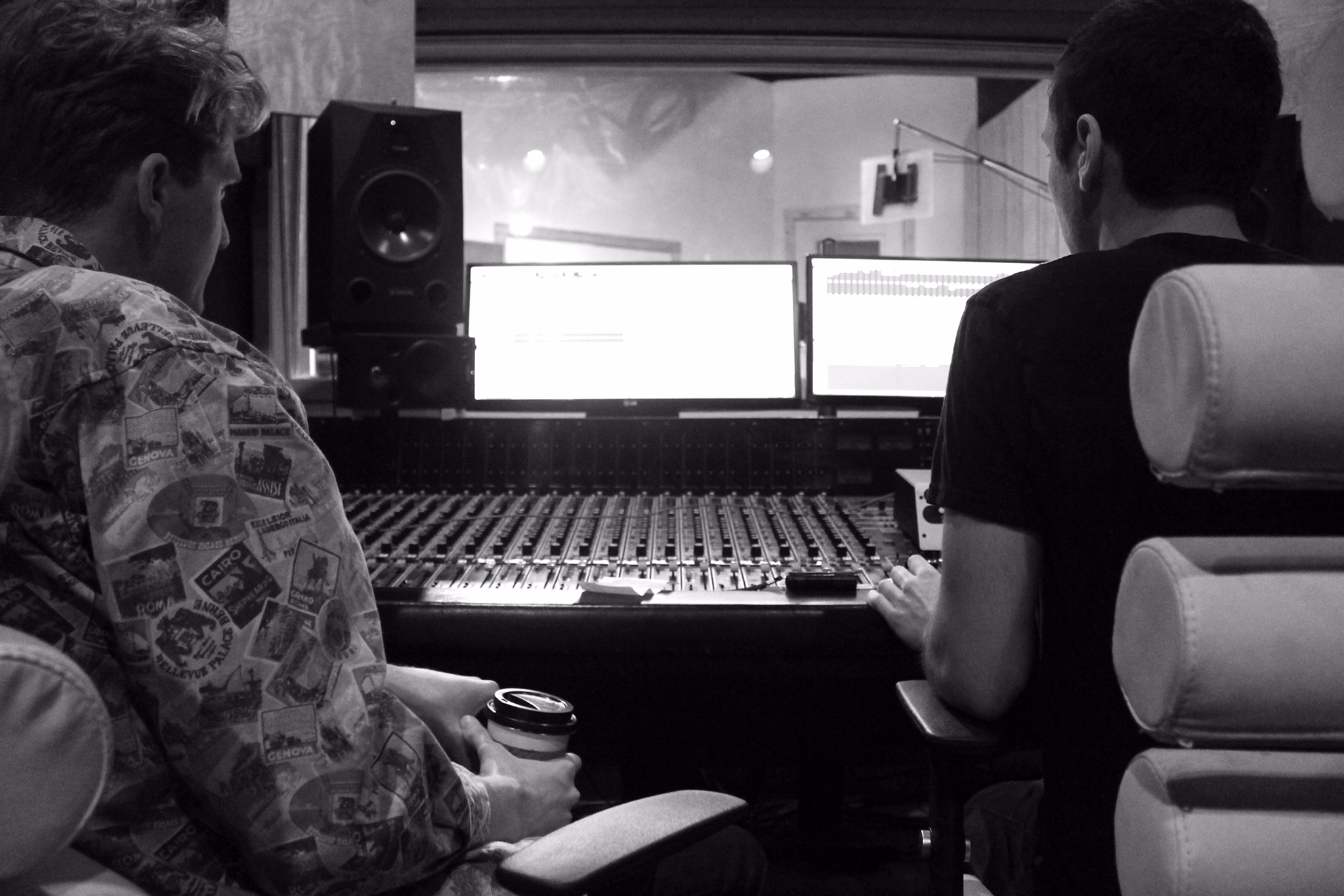 recording "Postcard" in Kansas City. Spring 2015.