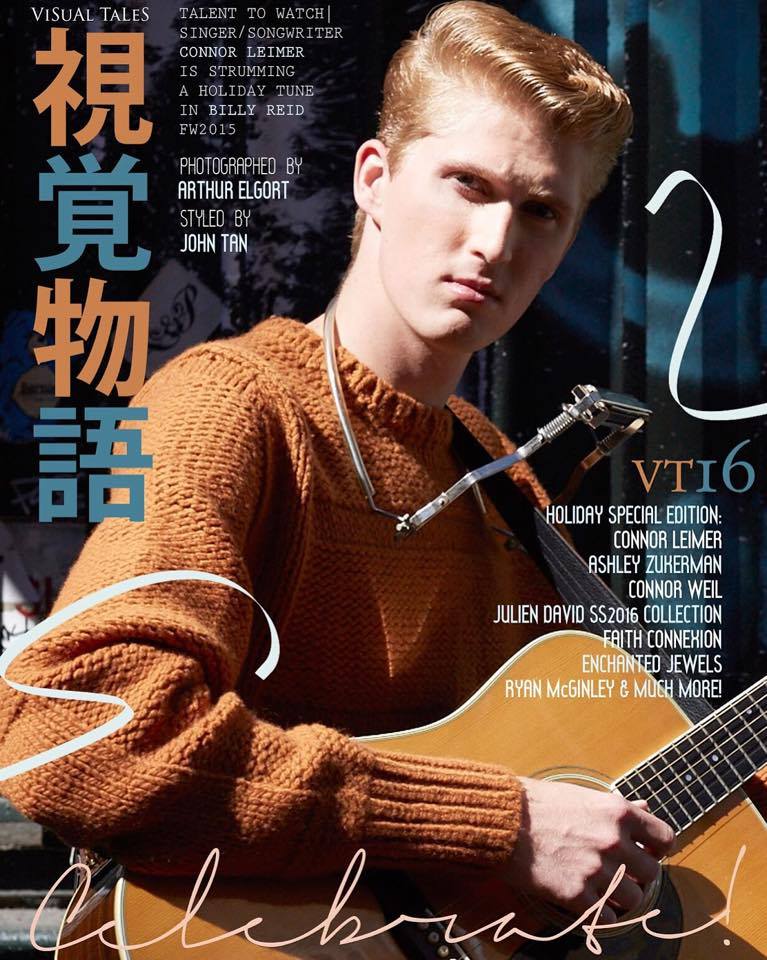 Cover for Visual Tales by Arthur Elgort. in Billy Reid. December 2015.