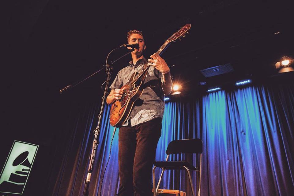 performing live at The Grammy Museum in Los Angeles, CA. April 2016.
