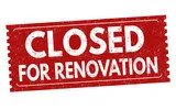 HALL CLOSED FOR REPAIRS