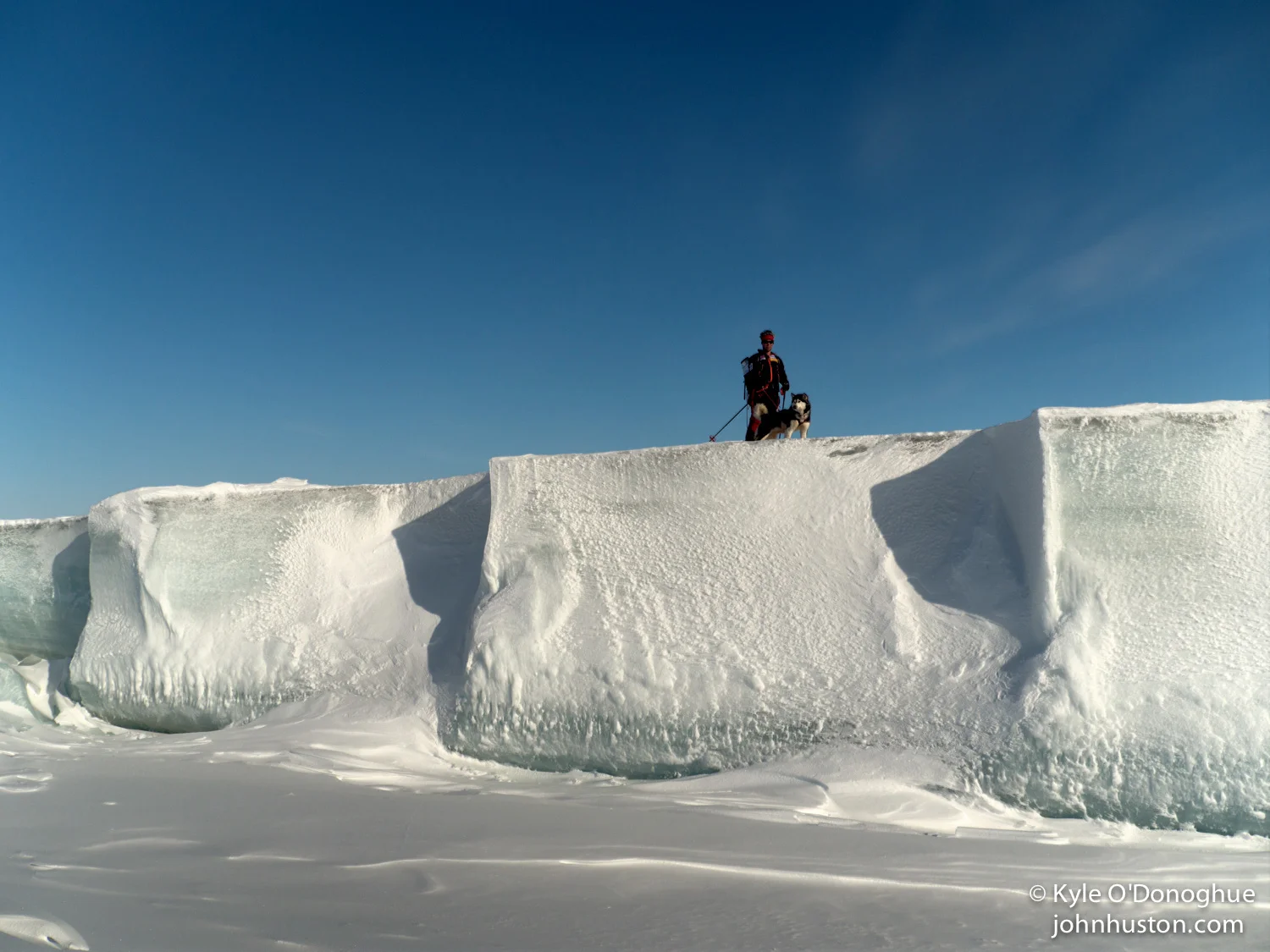 THE ICE SHELVES OF ELLESMERE ISLAND