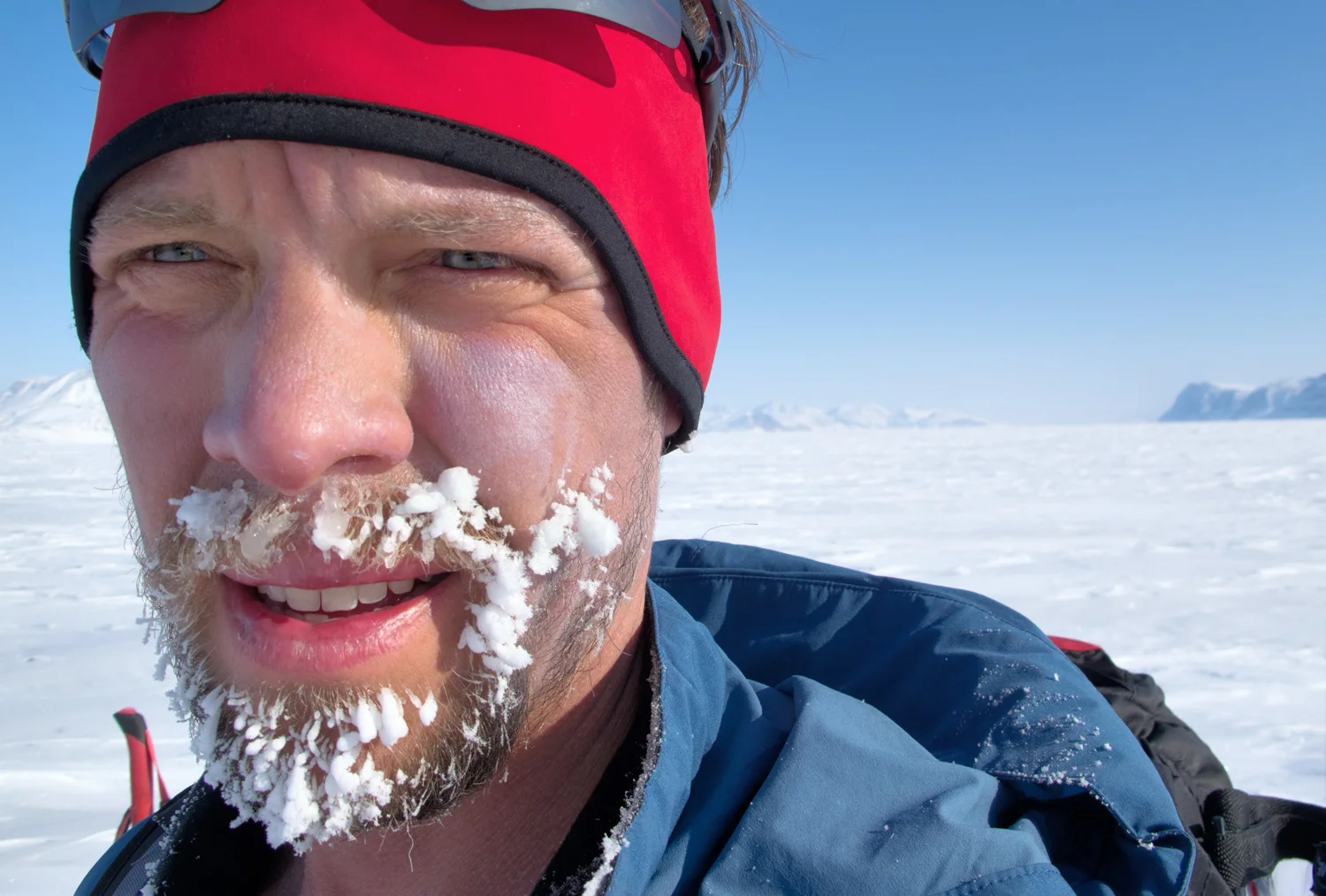 John Huston off the coast of Canada’s Ellesmere Island. © John Huston