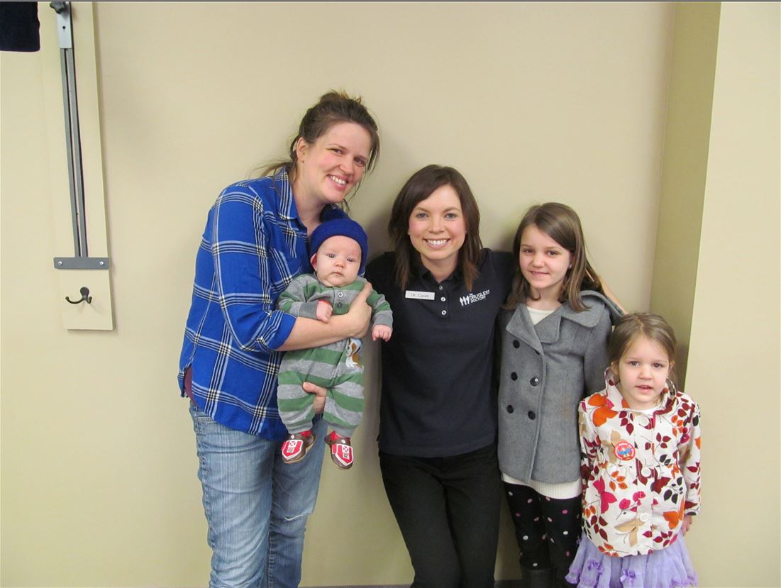 Jess, kids, & Dr. Casen