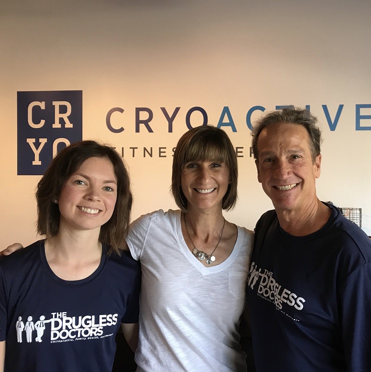 Dr. Casen and Dr. Bob at Cryoactive Fitness