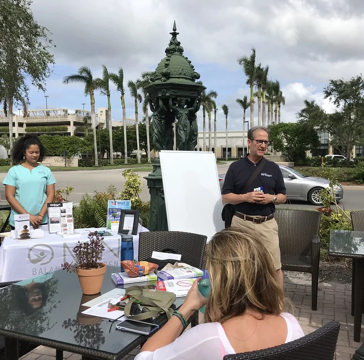 Dr. Bob at Kunjani Coffee Gallery with Omni Balanced