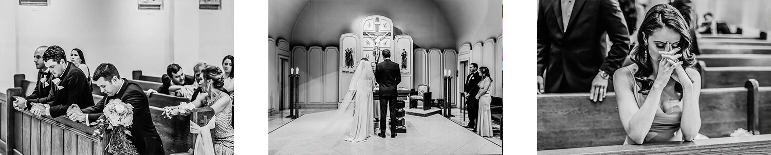 nyc church wedding ceremony black and white 2.jpg