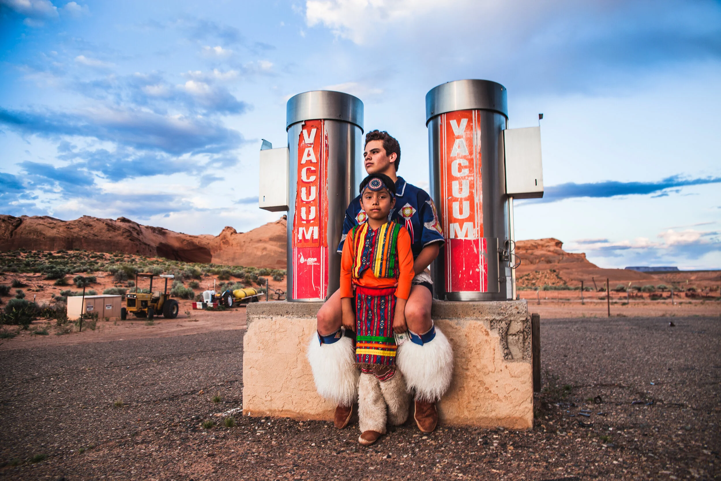 Navajo Boys published in National Geographic Road trip Story