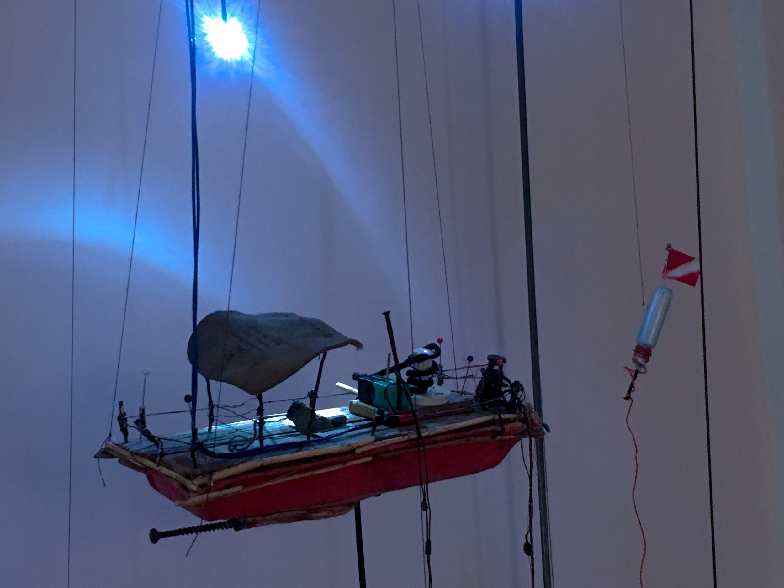 Diorama/Deep Sea Diver/Found Objects (Detail)