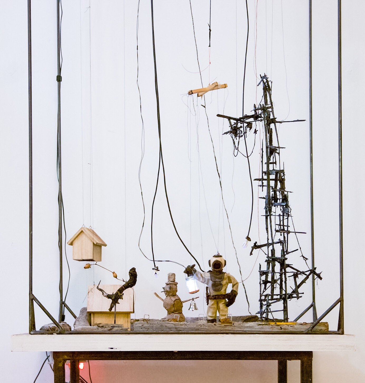 Diorama/Deep Sea Diver/Found Objects (Detail)