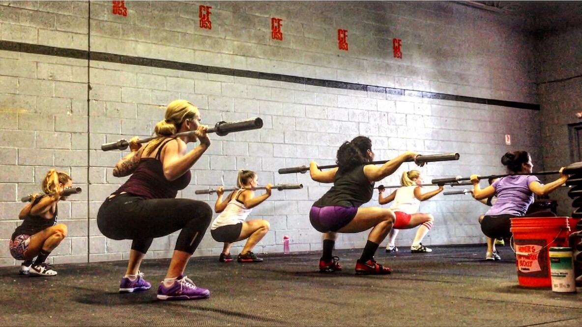 OLYMPIC LIFTING CLASS WARMING UP WITH COACH GENE