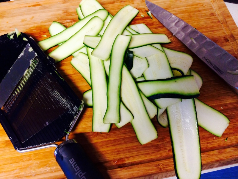 Zoodle prep © Chef Jöne Pan