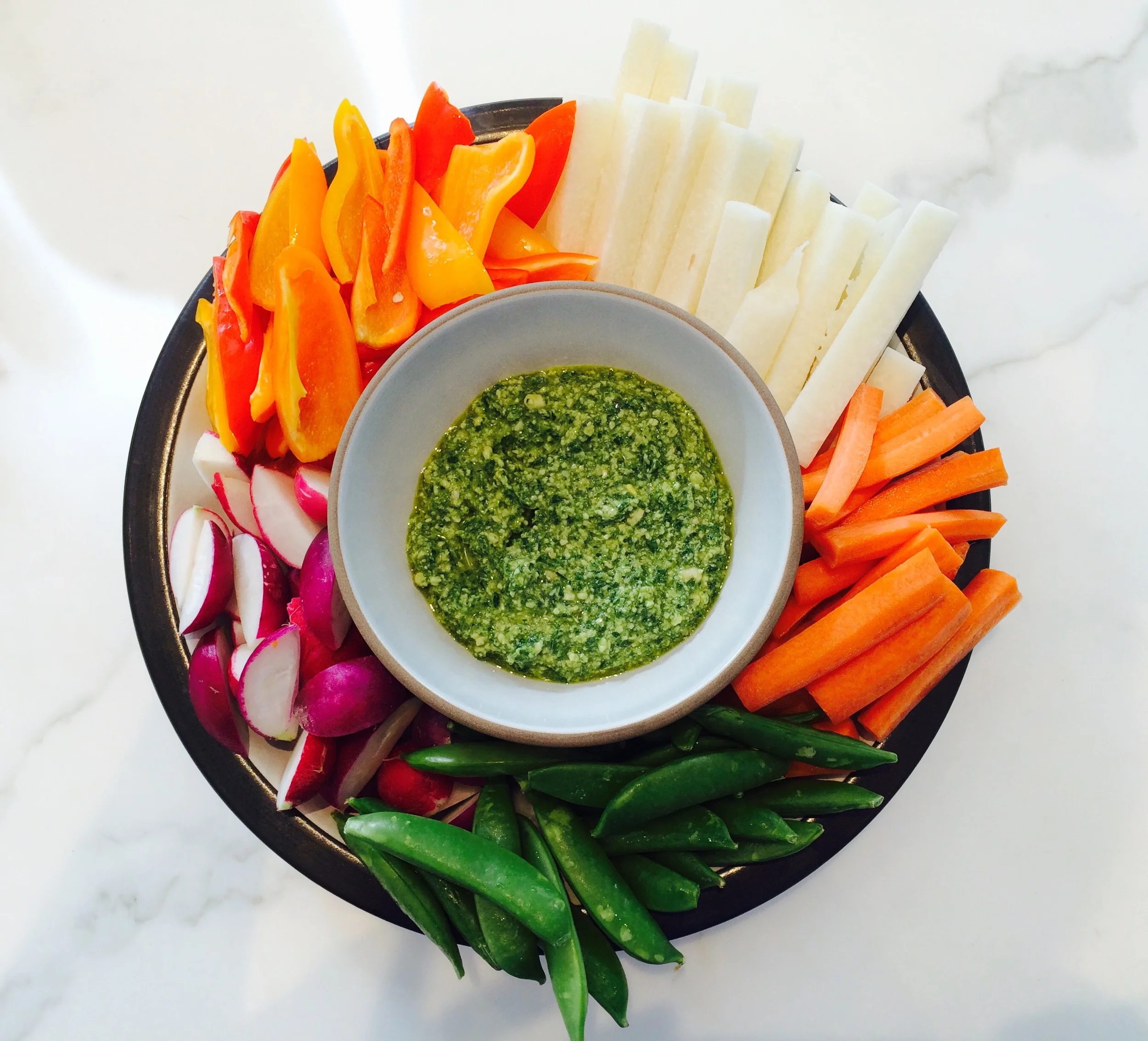 Pesto as a dip / PALEO-fied © Chef Jöne Pan