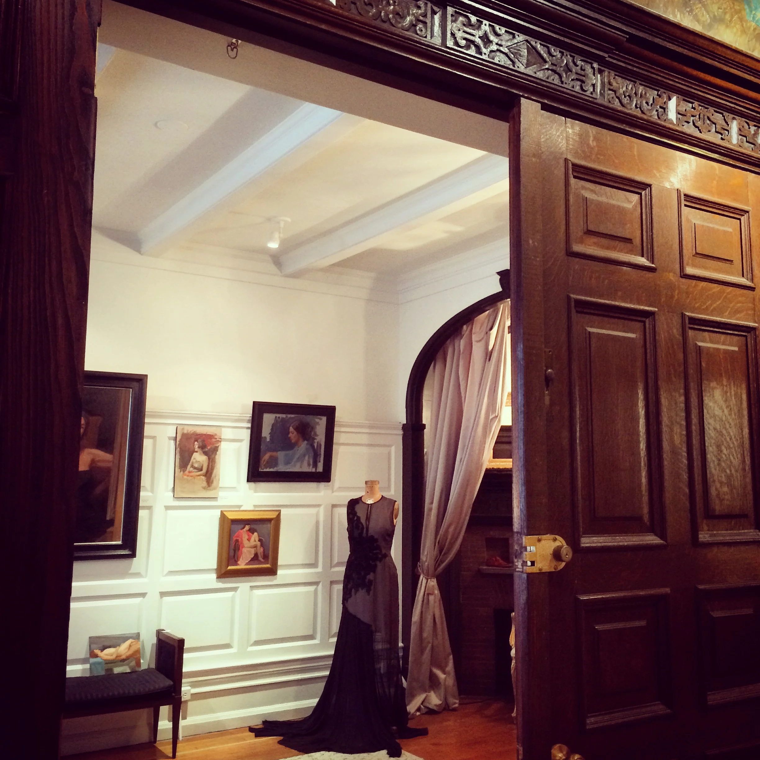  Designer clothing &amp; art gallery  Atelier Rittenhouse  in Philadelphia. Artwork by Rachel Constantine 