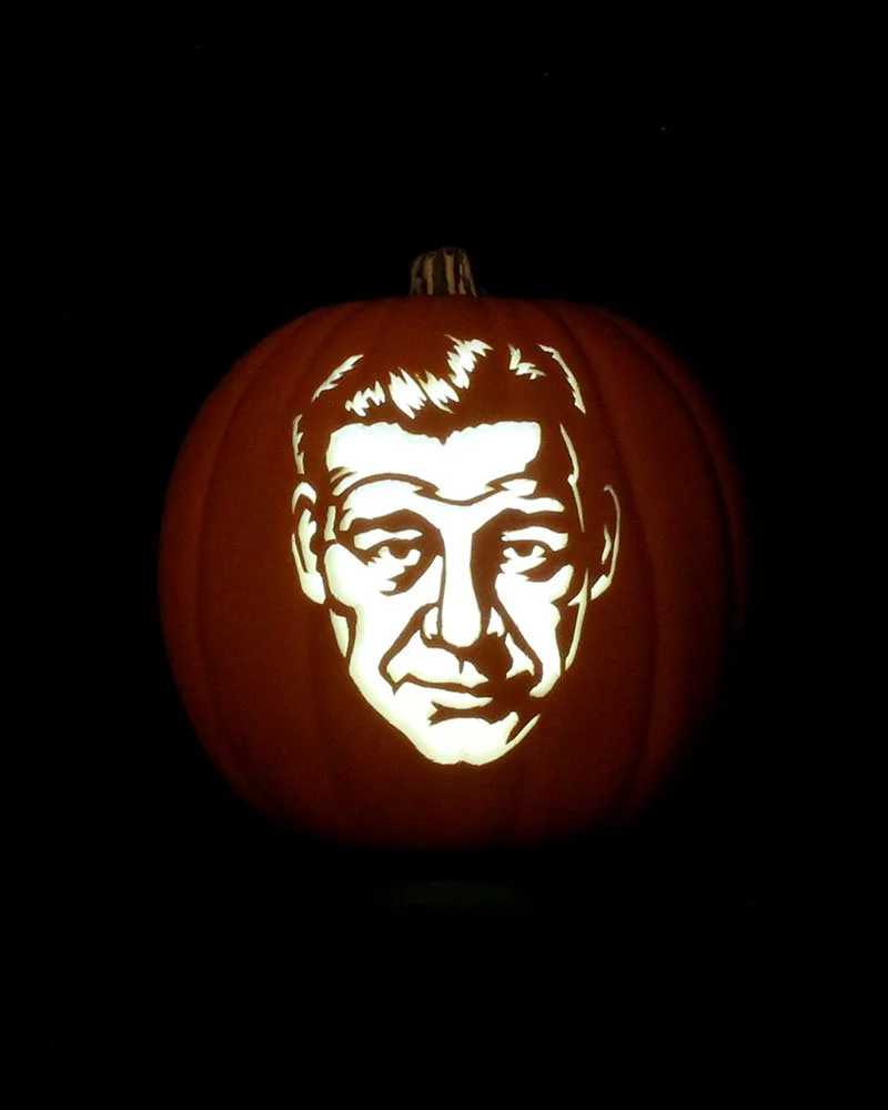 Frankenstein Pumpkin Carving Stencil